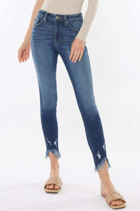 The Léa Jeans - high waist skinny jeans by Maison Adelaide